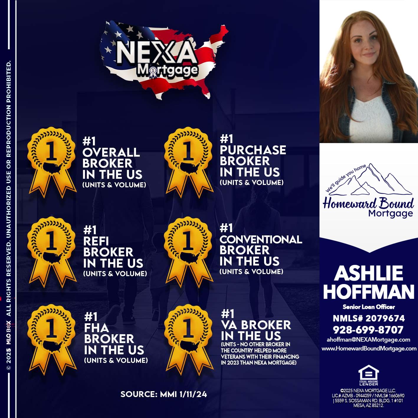 #1 - Ashlie Hoffman -Senior Loan Officer