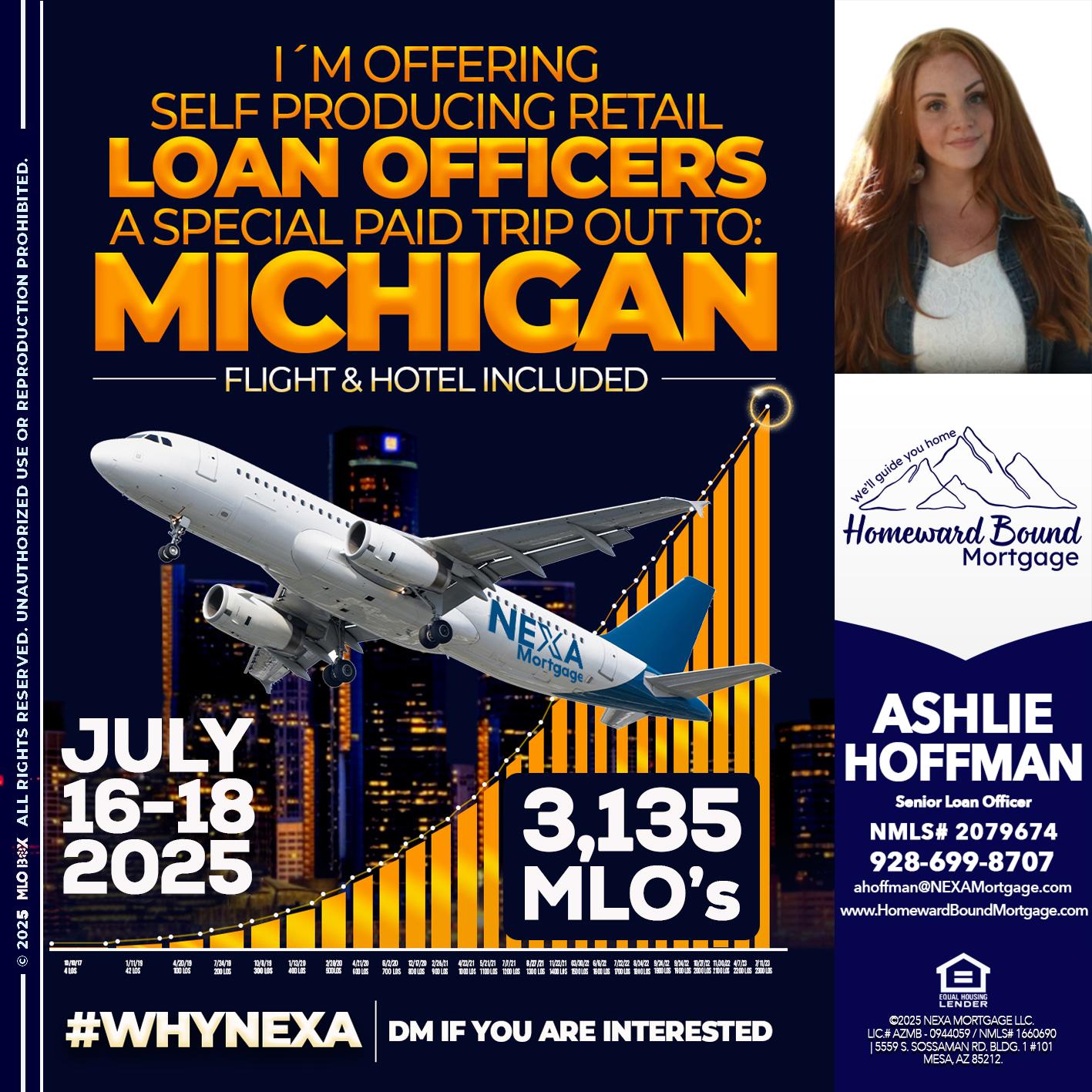 MICHIGAN TRIP - Ashlie Hoffman -Senior Loan Officer