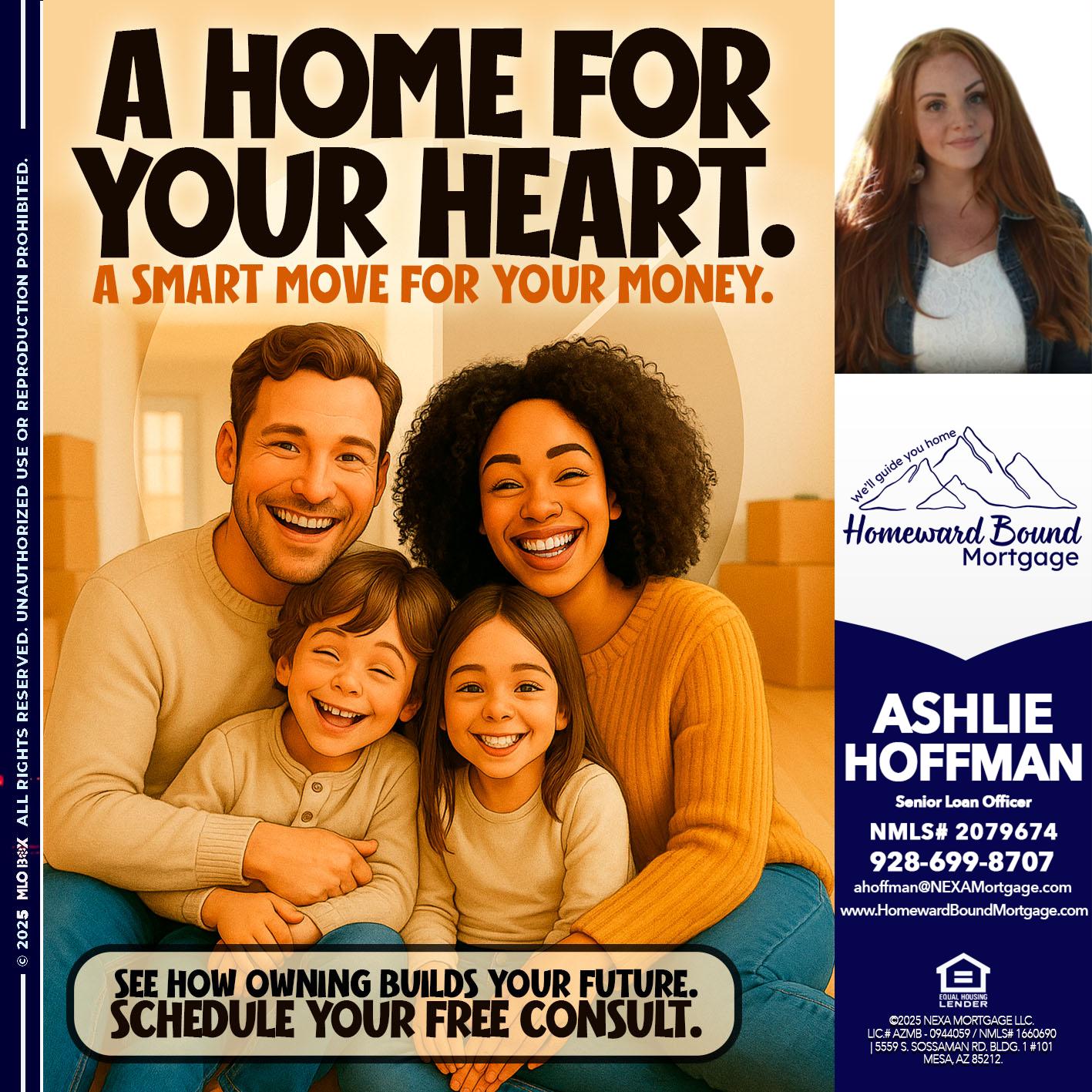 A HOME FOR - Ashlie Hoffman -Senior Loan Officer