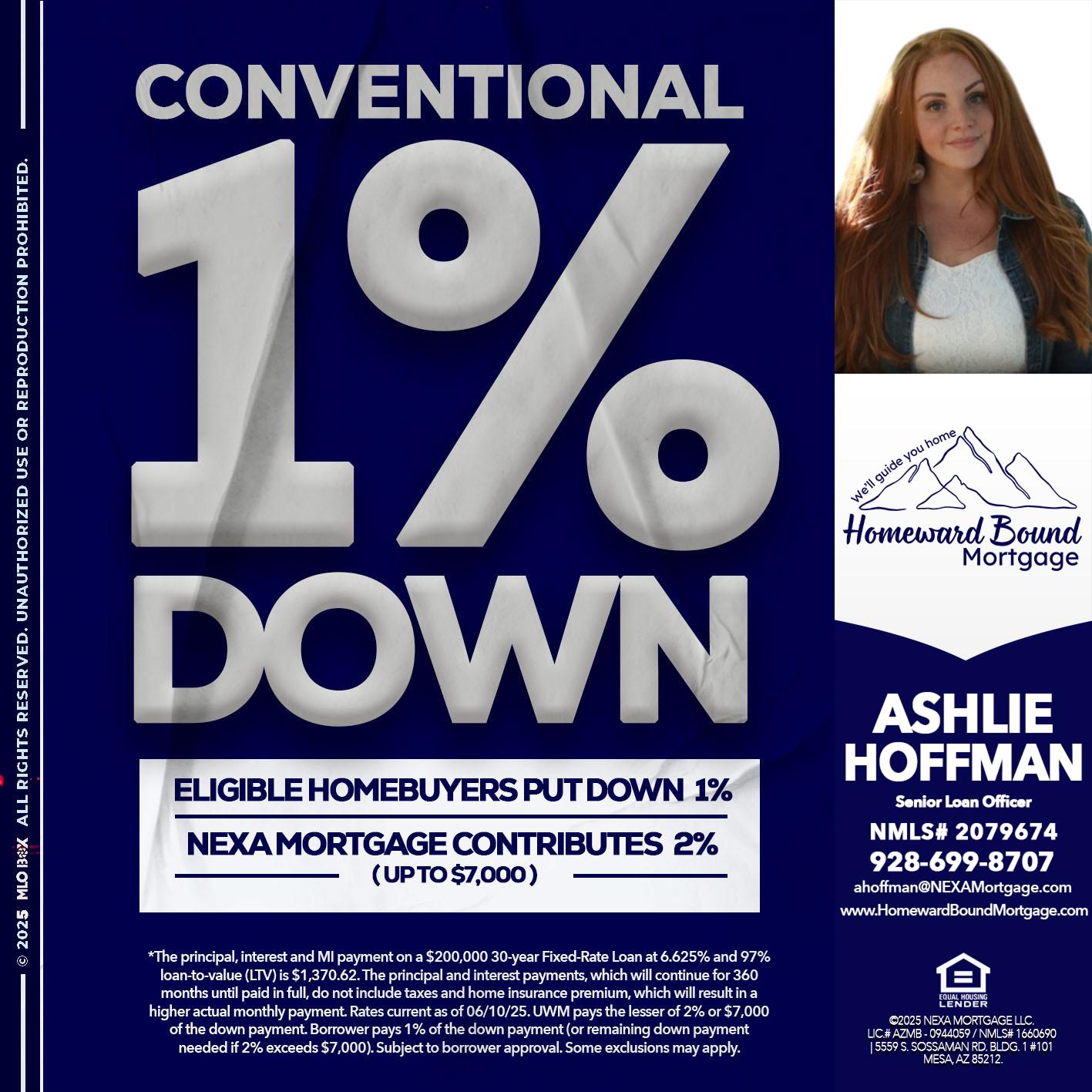 CONVENTIONAL - Ashlie Hoffman -Senior Loan Officer