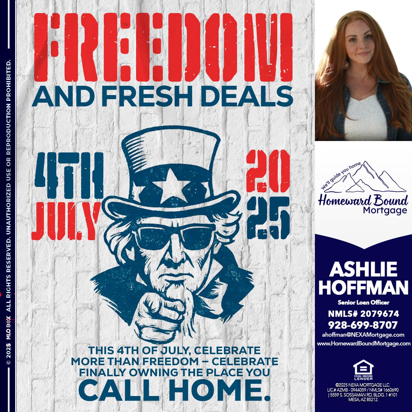 FREEDOM - Ashlie Hoffman -Senior Loan Officer