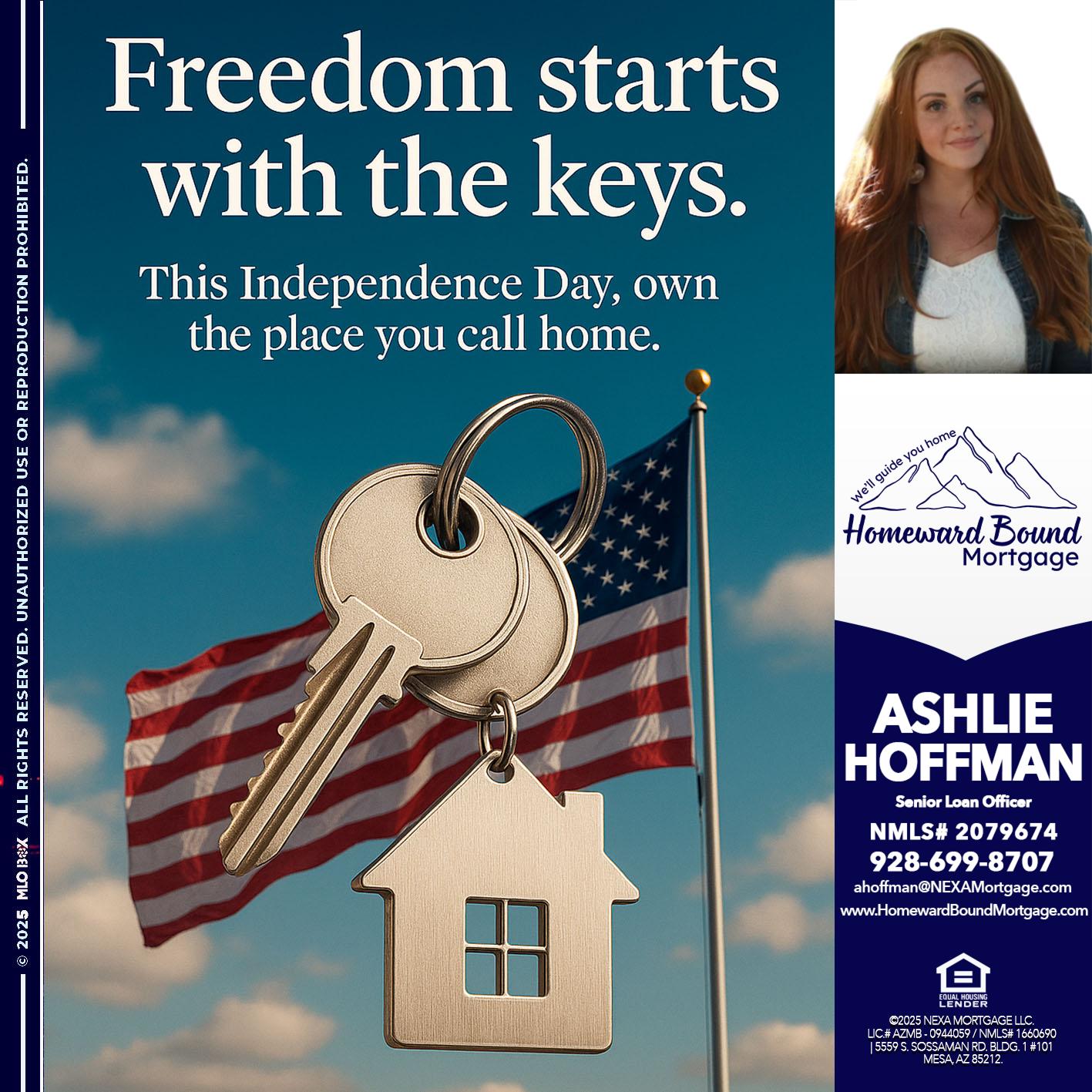 FREEDOM STARTS - Ashlie Hoffman -Senior Loan Officer