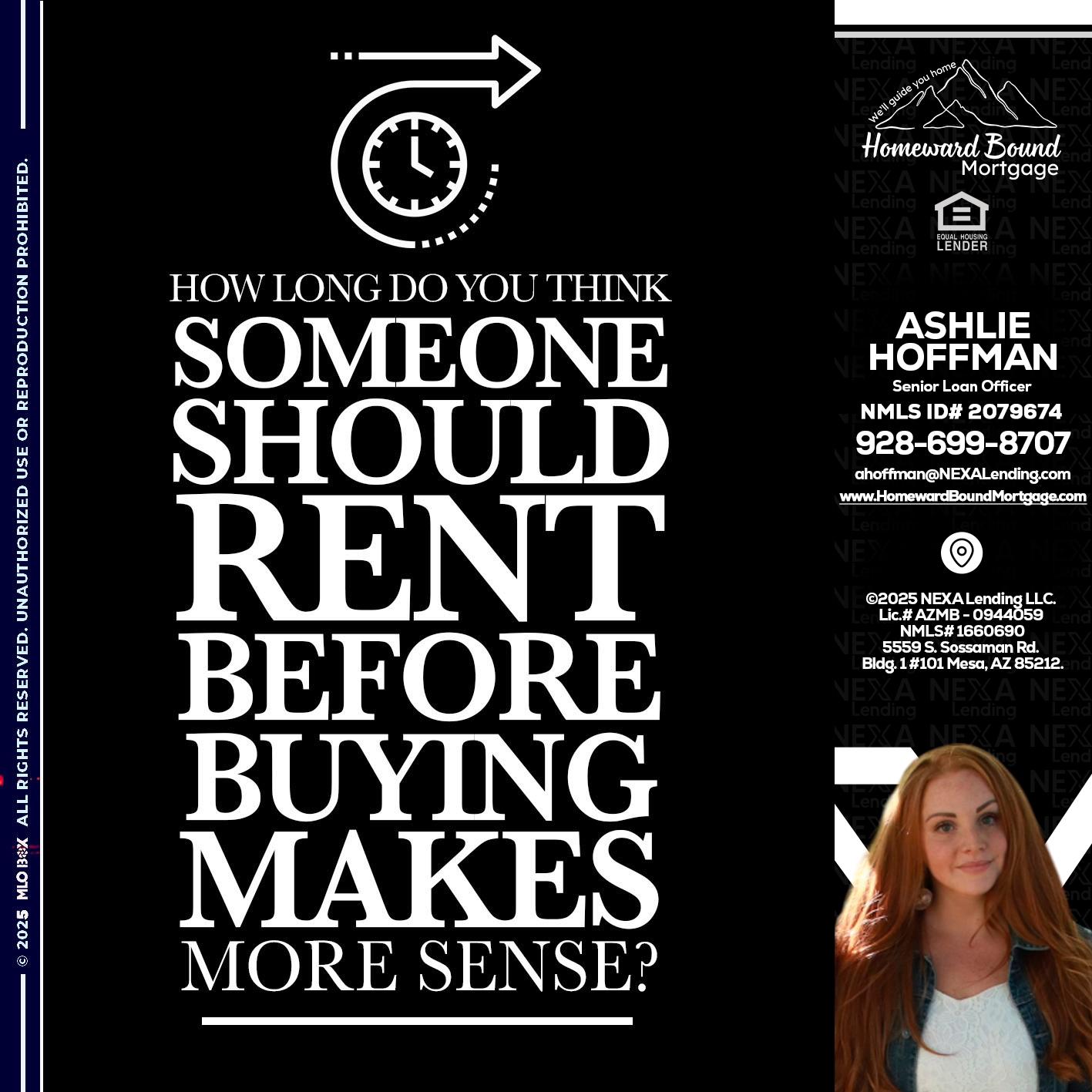 HOW LONG - Ashlie Hoffman -Senior Loan Officer