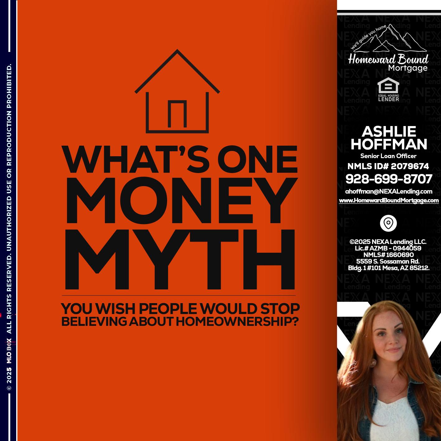 WHATS ONE - Ashlie Hoffman -Senior Loan Officer