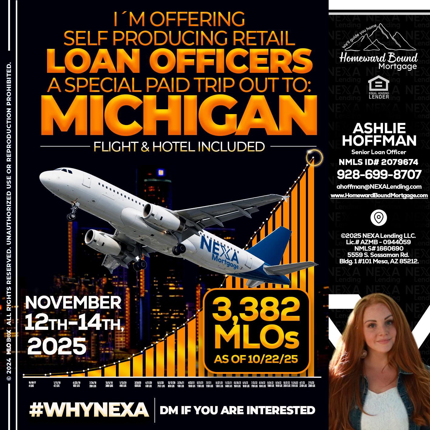 michigan trip - Ashlie Hoffman -Senior Loan Officer