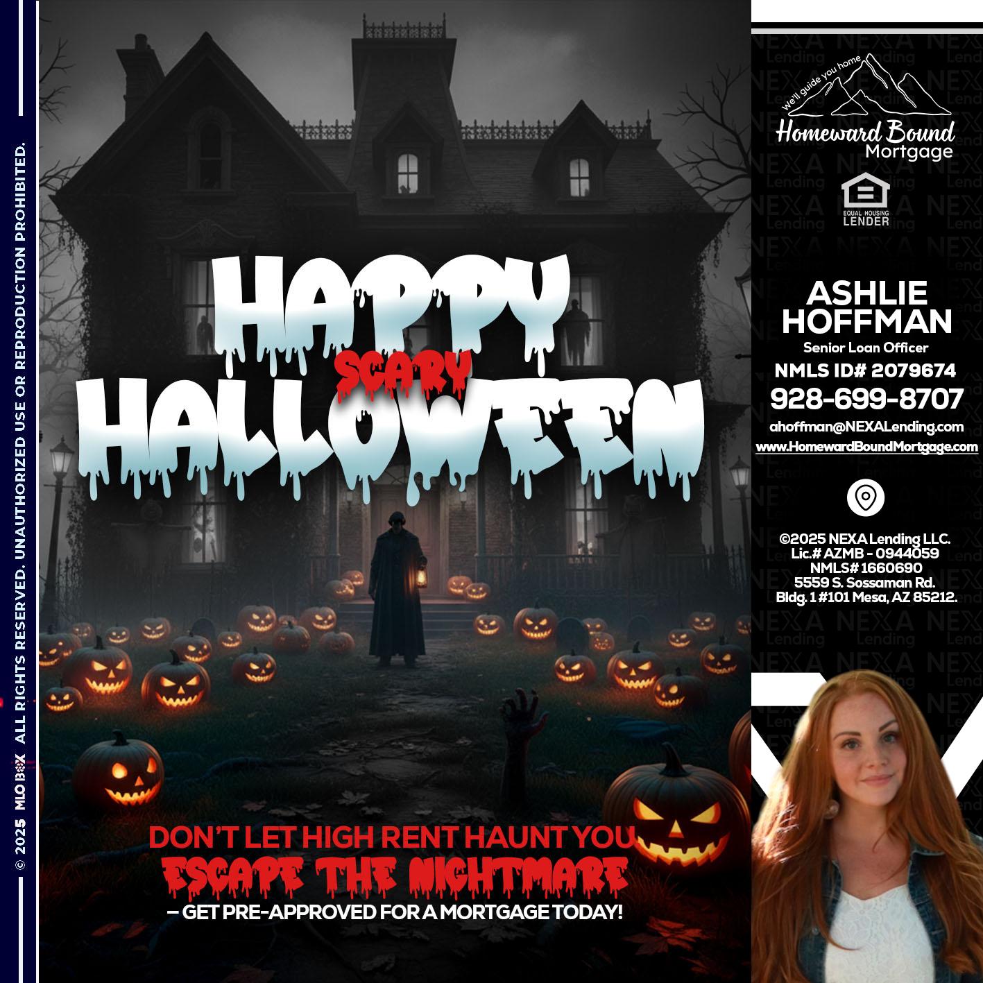 HAPPY HALLOWEEN - Ashlie Hoffman -Senior Loan Officer