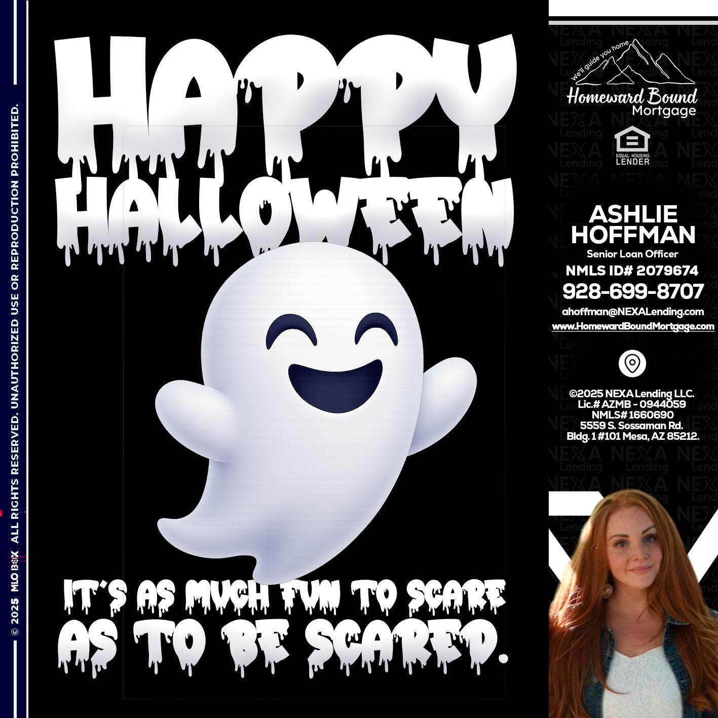 HAPPY HALLOWEEN - Ashlie Hoffman -Senior Loan Officer