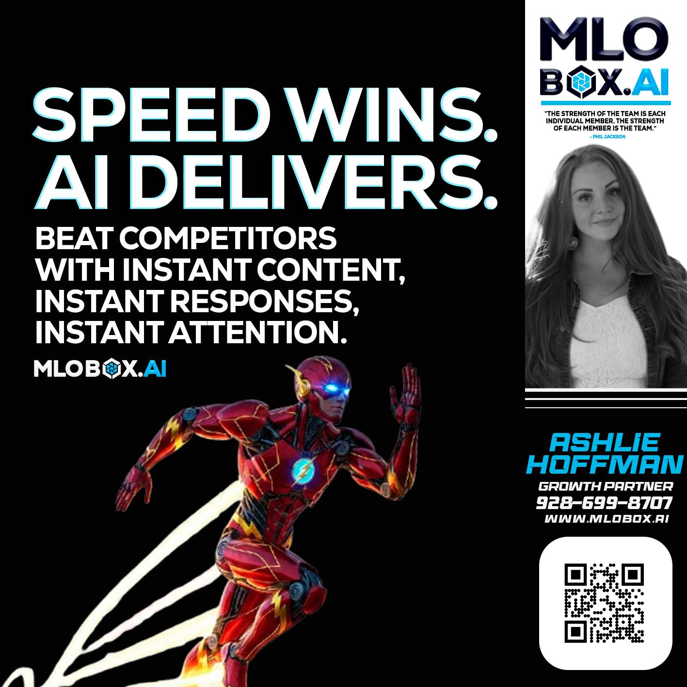 SPEED WINS - Ashlie Hoffman -Senior Loan Officer