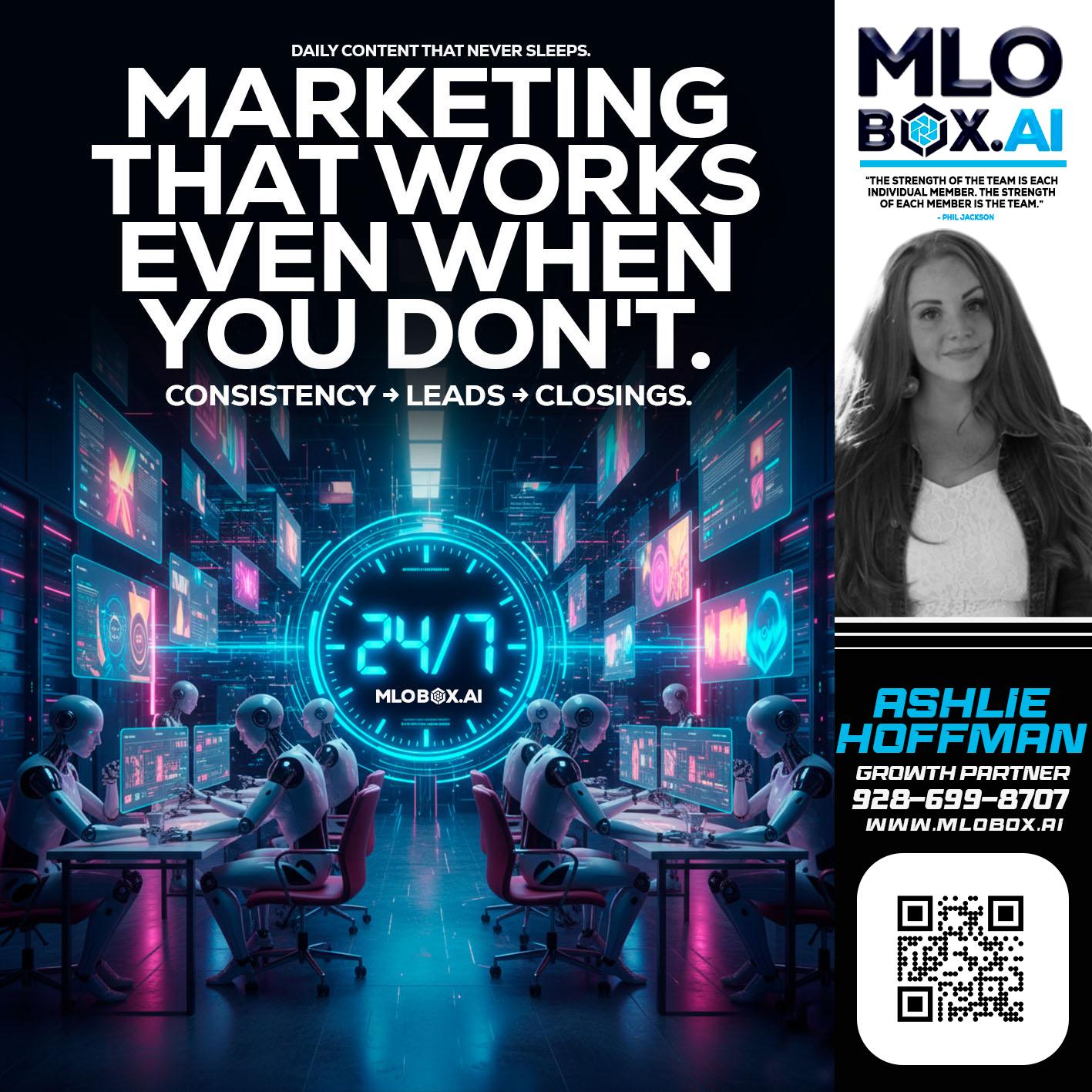 MARKETING THAT WORKS - Ashlie Hoffman -Senior Loan Officer