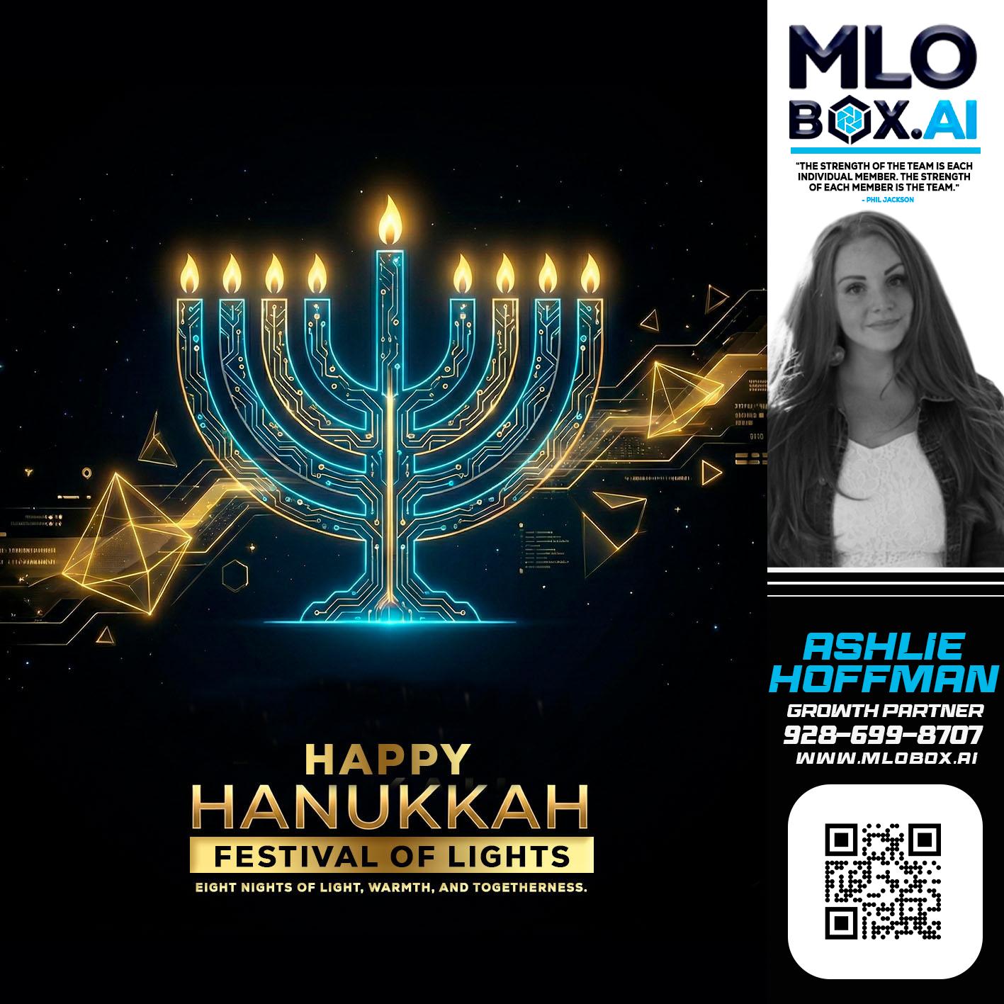 happy Hanukkah - Ashlie Hoffman -Senior Loan Officer