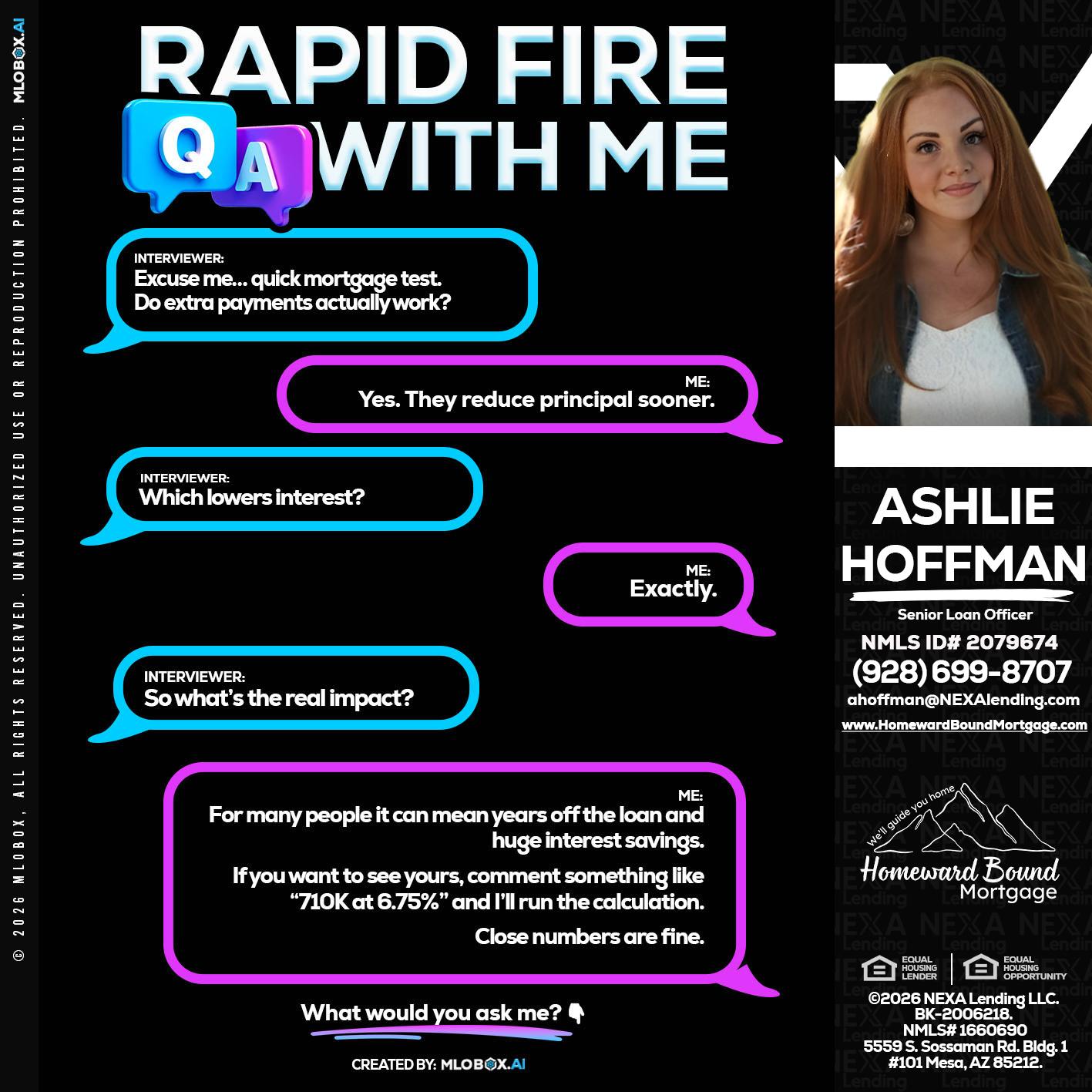 RAPID QA - Ashlie Hoffman -Senior Loan Officer