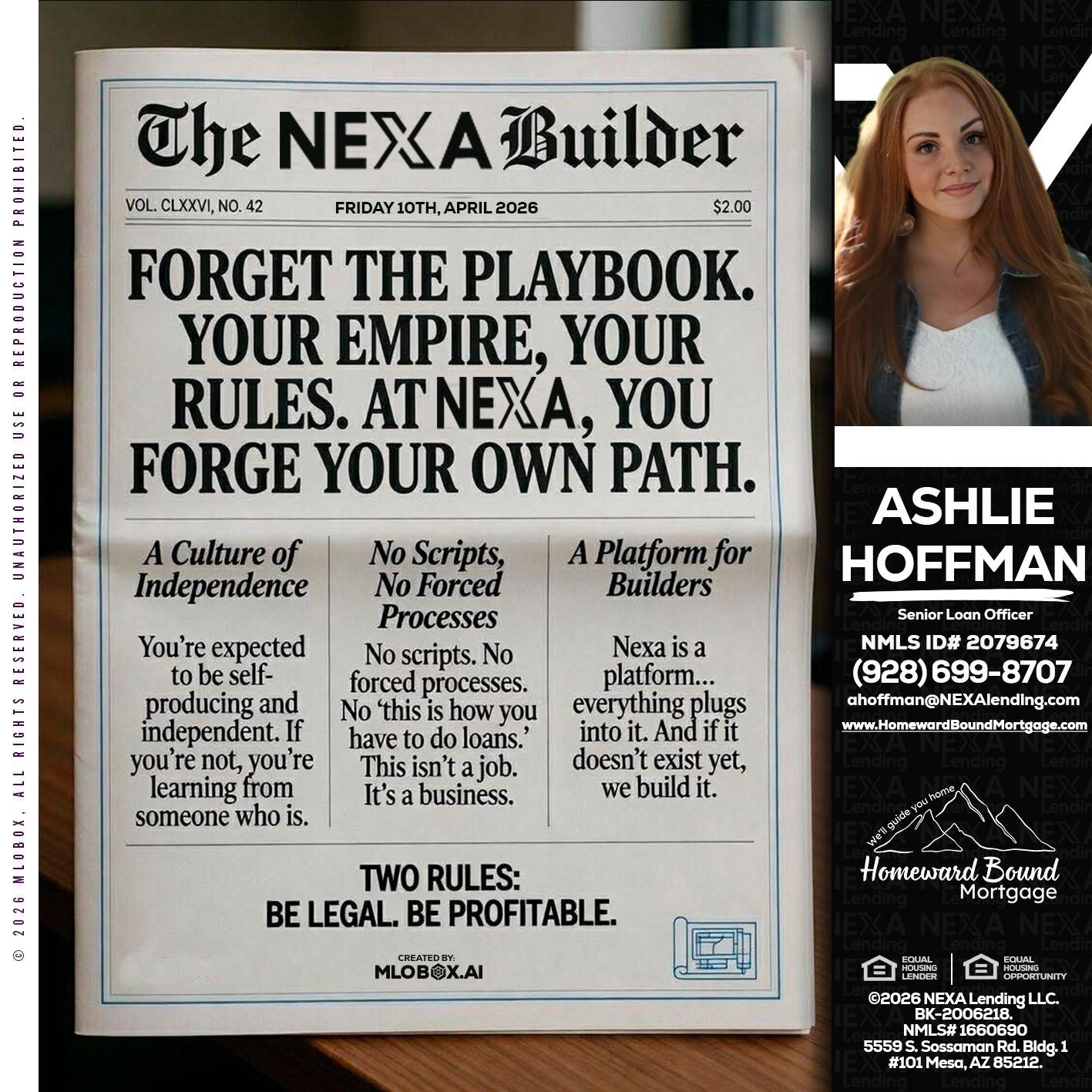 THE NEXA BUILDER - Ashlie Hoffman -Senior Loan Officer
