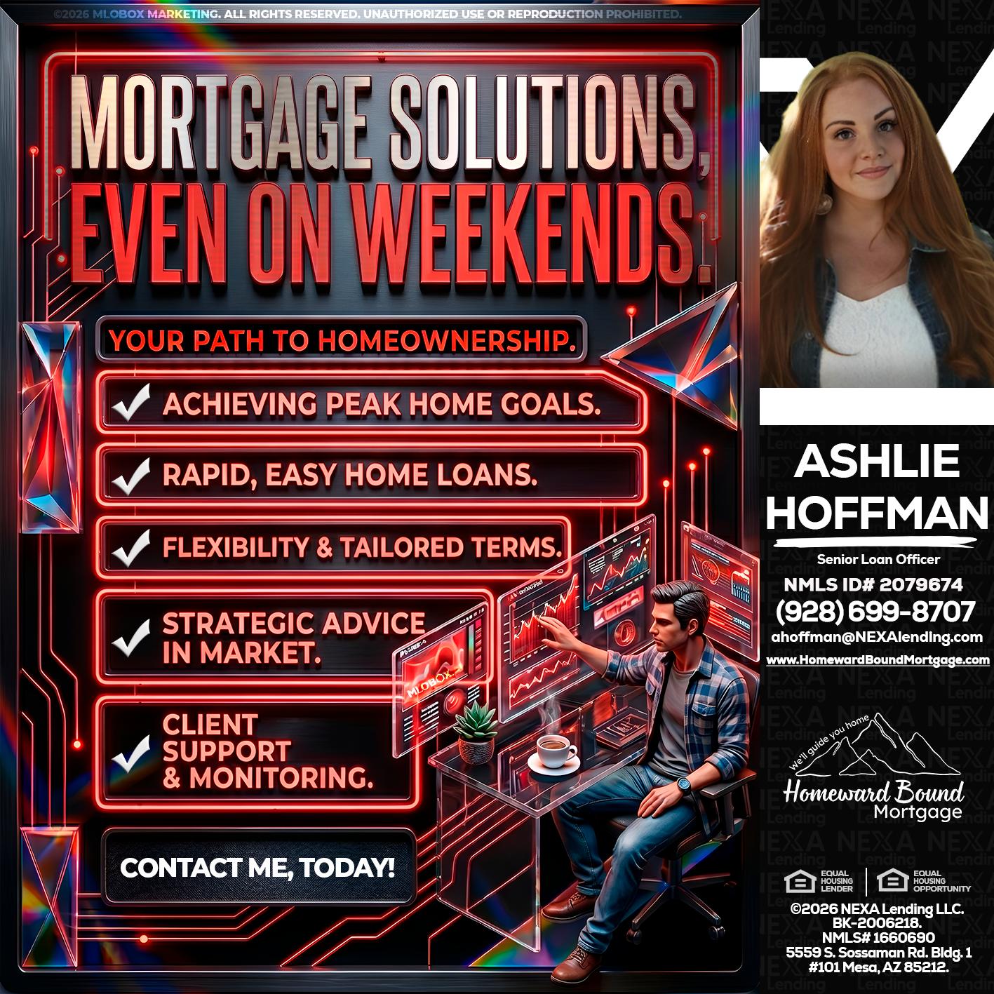 WEEKEND SOLUTIONS - Ashlie Hoffman -Senior Loan Officer