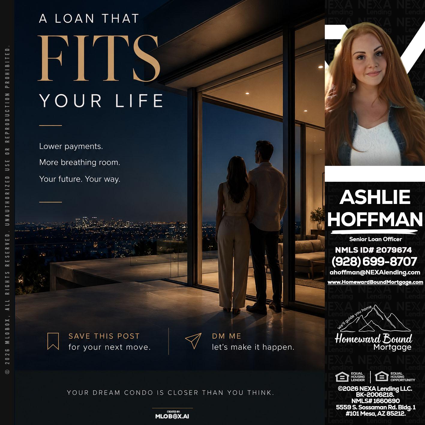 LOANS THAT FIT - Ashlie Hoffman -Senior Loan Officer