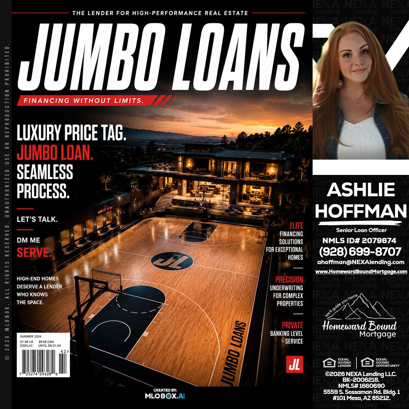 JUMBO LOANS - Ashlie Hoffman -Senior Loan Officer