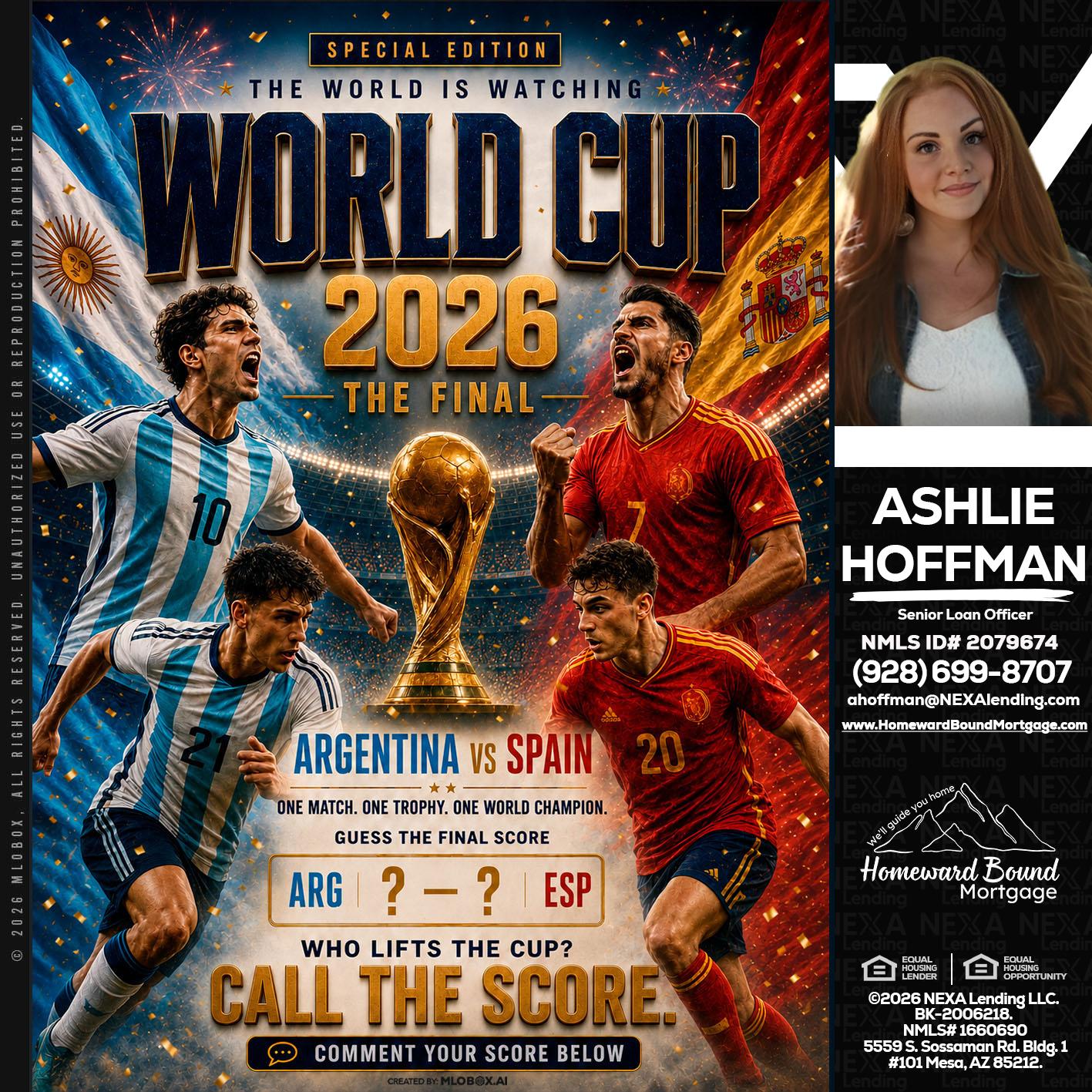 World Cup 2026 finals - Ashlie Hoffman -Senior Loan Officer