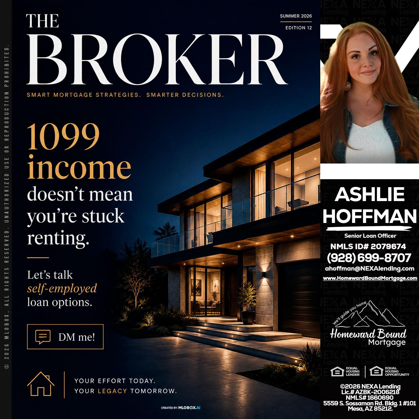 THE BROKER - Ashlie Hoffman -Senior Loan Officer