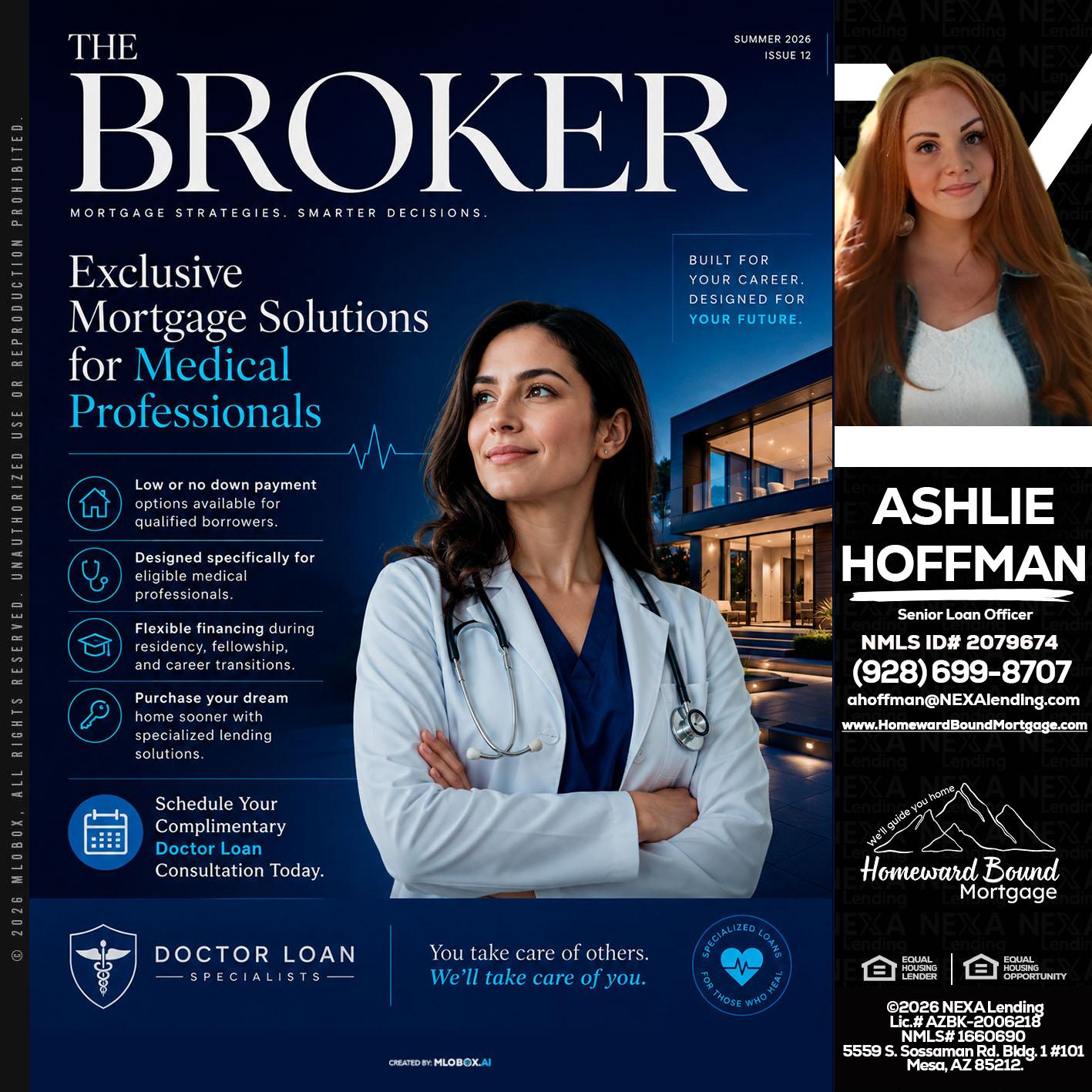 THE BROKER - Ashlie Hoffman -Senior Loan Officer