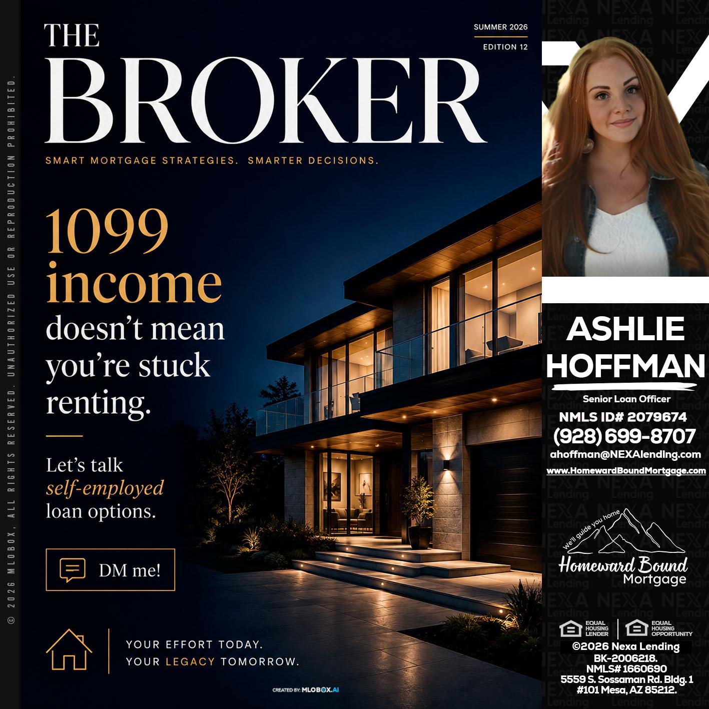 THE BROKER - Ashlie Hoffman -Senior Loan Officer
