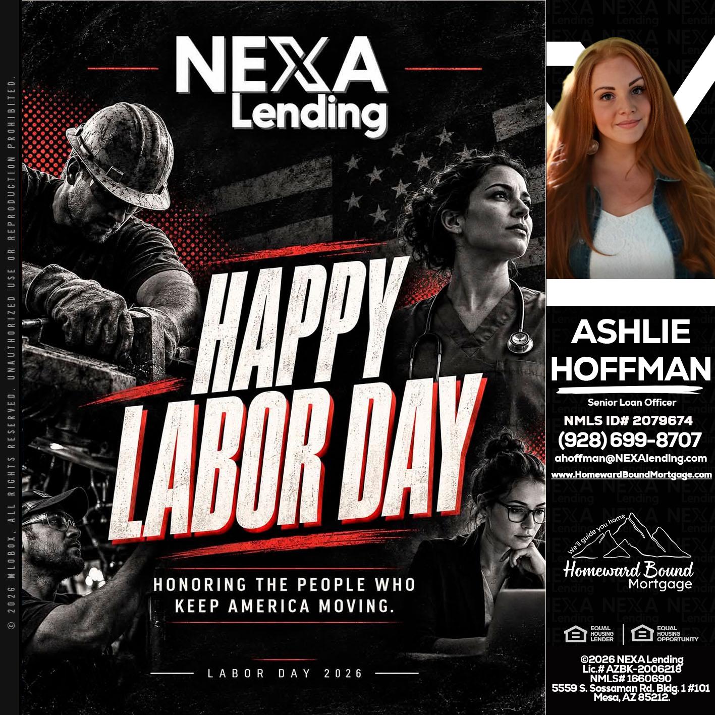 LABOR DAY - Ashlie Hoffman -Senior Loan Officer