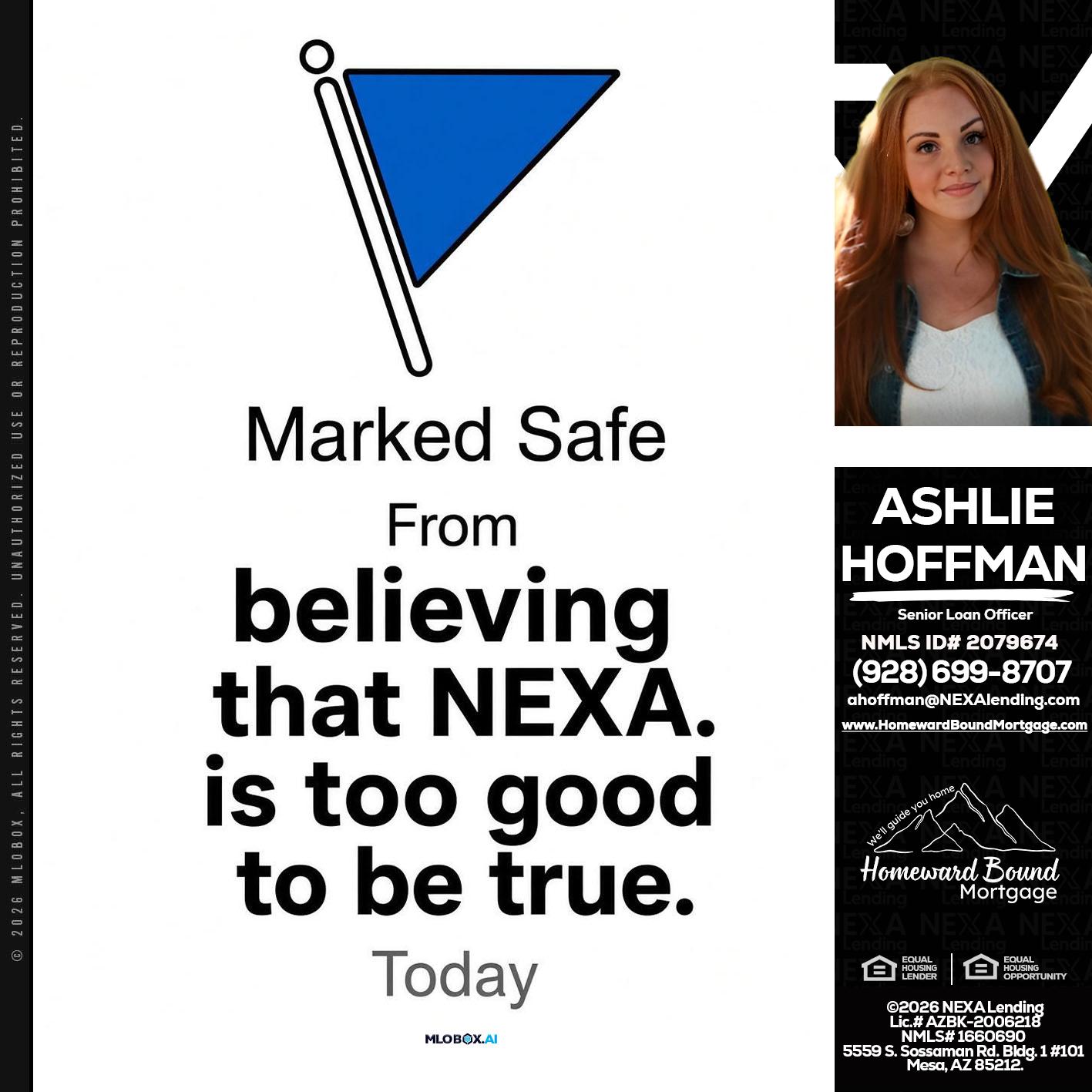 MARKED SAFE - Ashlie Hoffman -Senior Loan Officer